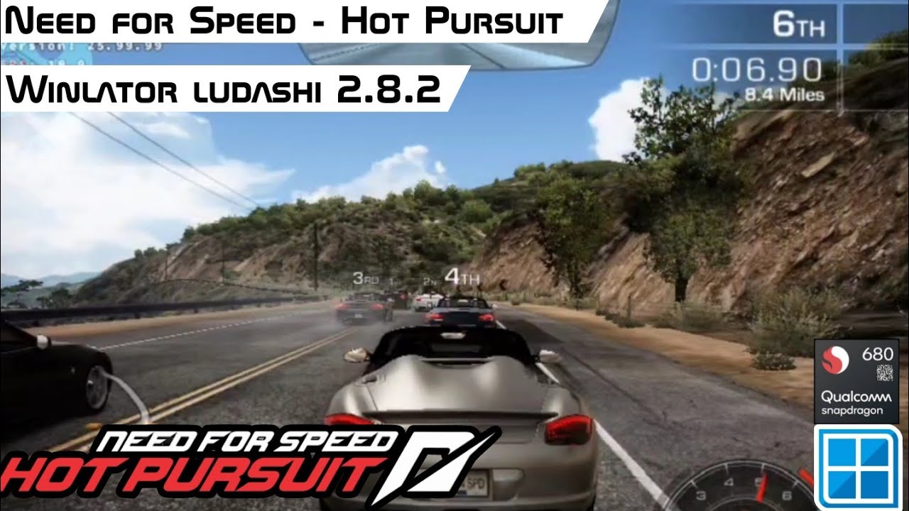 Need for Speed - Hot Pursuit Winlator ludashi 2.8.2 Snapdragon 680 Redmi 10c