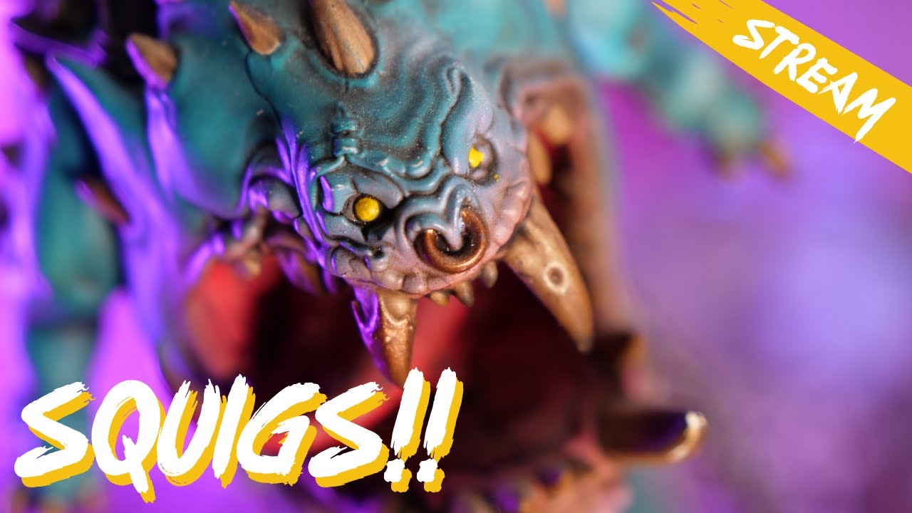 Painting Squigs for GLOOMSPITE GITZ
