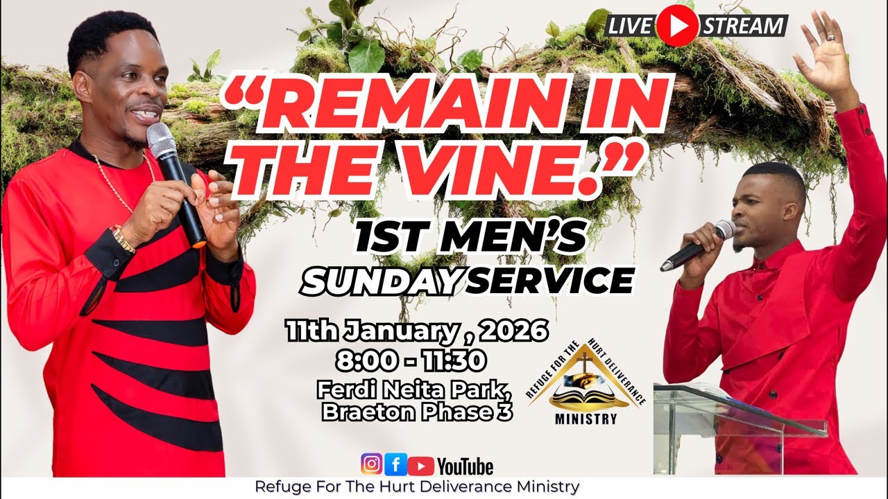 Refuge For The Hurt Deliverance Ministry | First Men’s Sunday Service | January 11, 2026