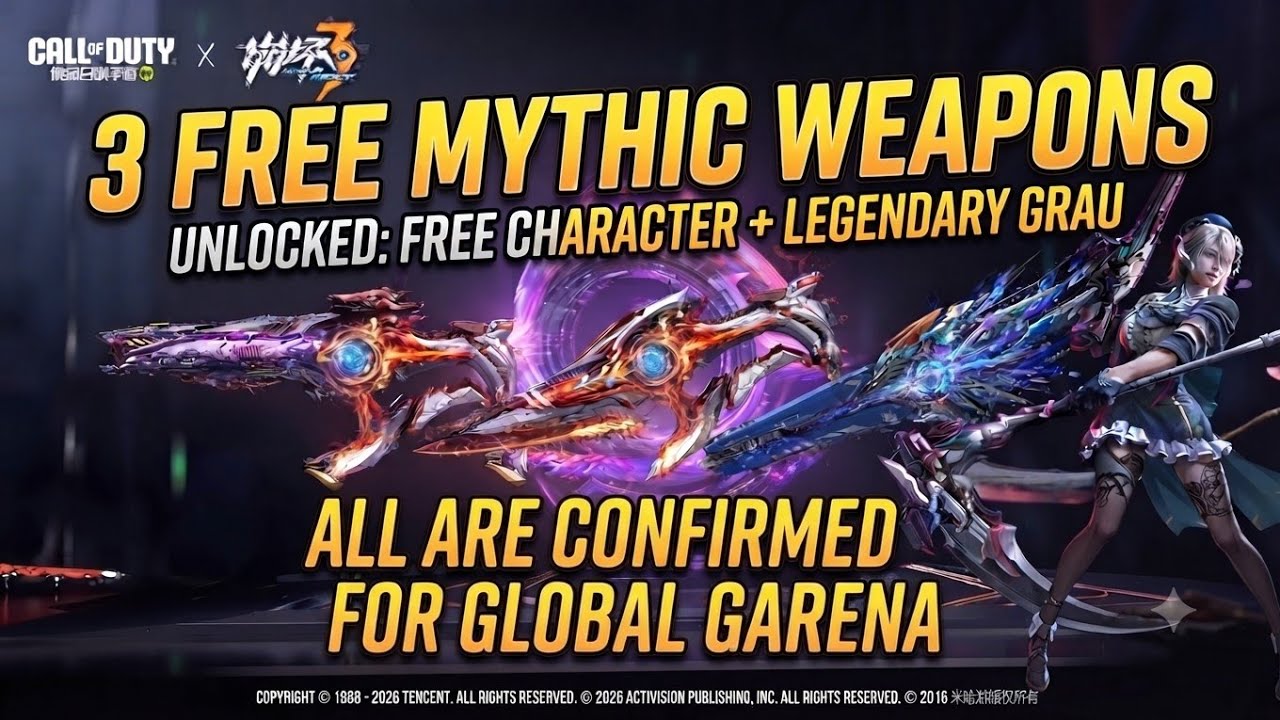 🤯SEASON 8 CONFIRMED FREE MYTHIC ISO+FREE MYTHIC STATIC HV+FREE MYTHIC BAL27 WEAPONS FOR ALL CODM2026