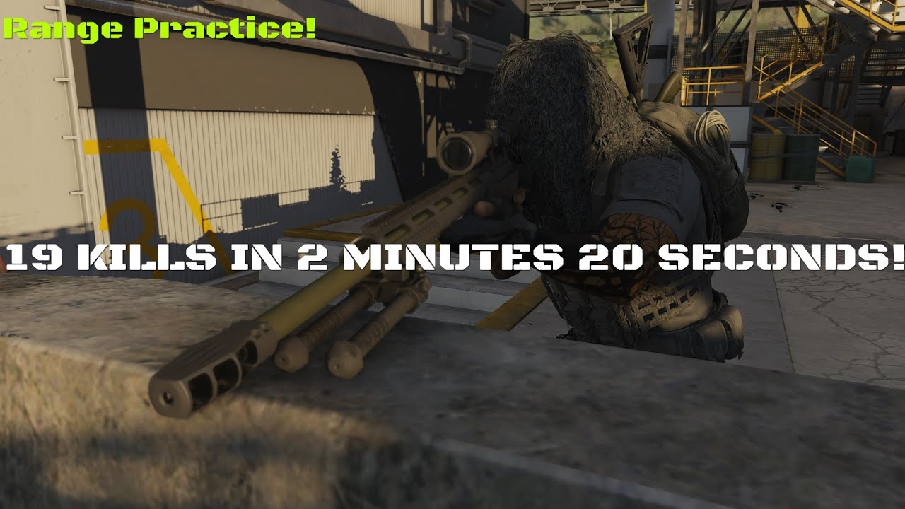 Ghost Recon Breakpoint -Range practice! 19 kills in 2 min 20 sec!