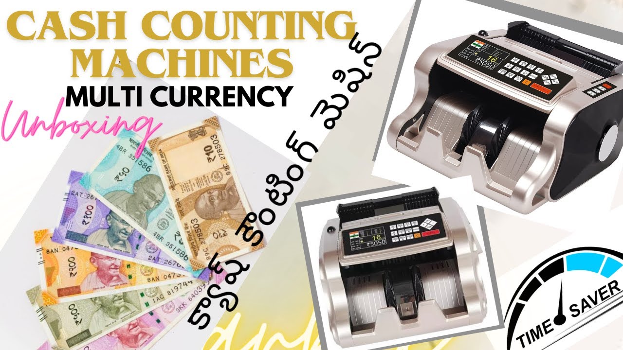 CASH COUNTING MACHINES | MULTI CURRENCY | FAKE NOTE DETECTION