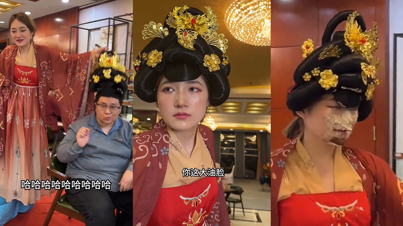 【周周啊】頭套： 她先動的手！#funny #閨蜜 #好朋友 #vlog #分享 #熱門#搞笑 #爆笑#搞笑女#小管baby