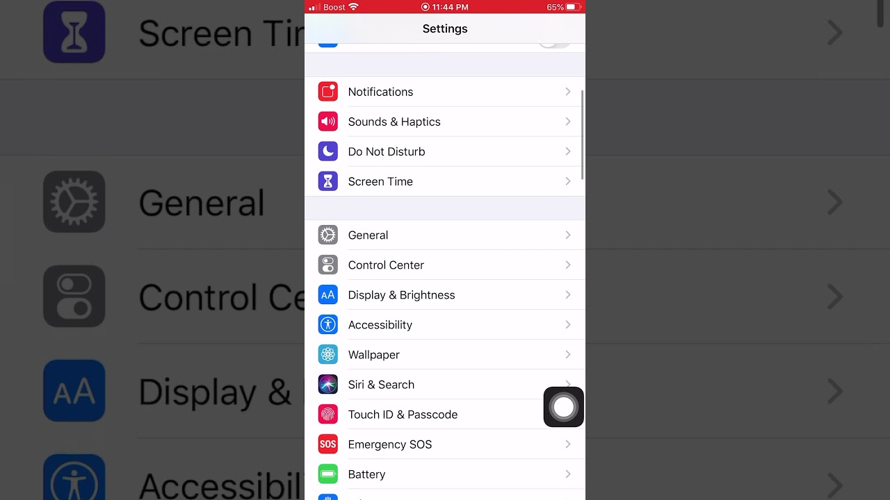 How to get the Black Dot on your IPhone