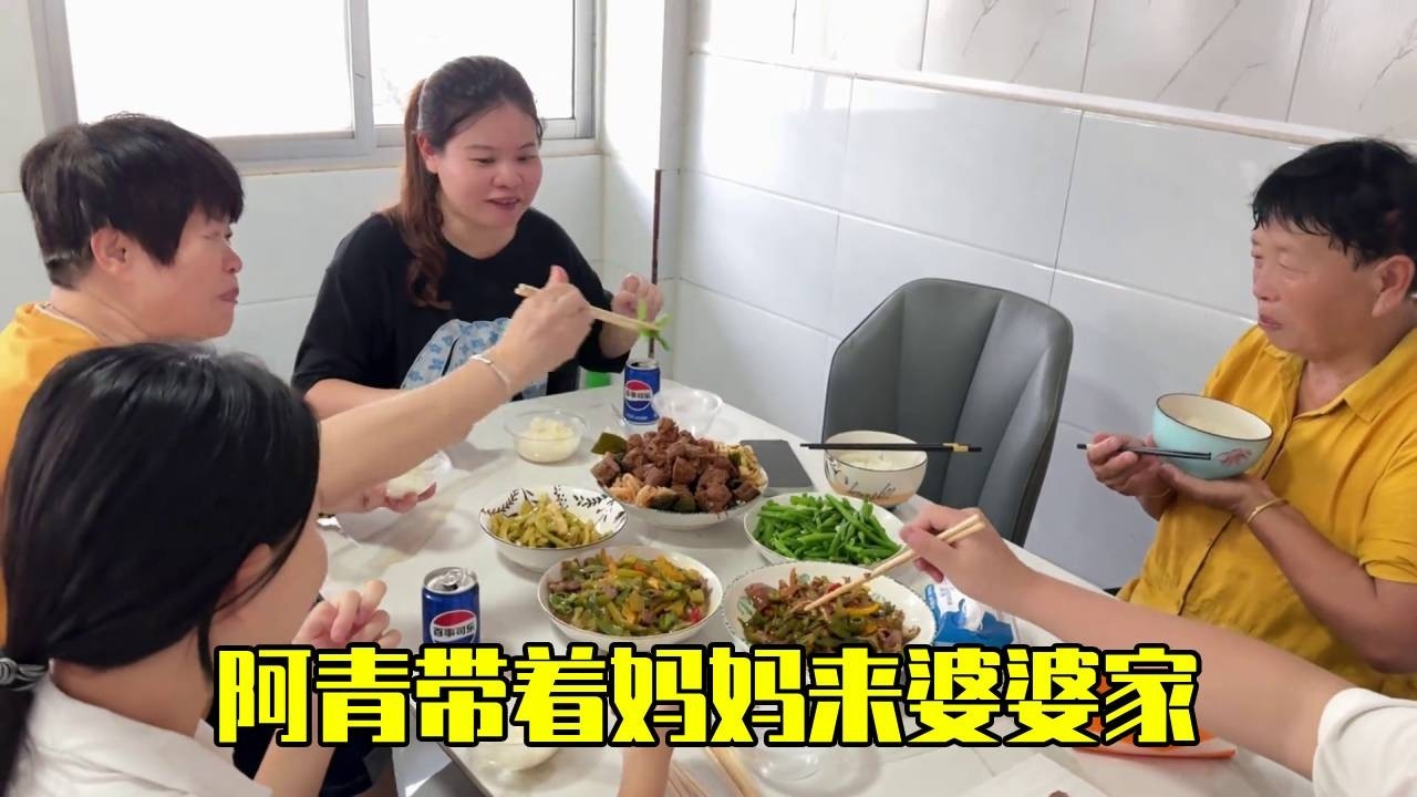 阿青带妈妈一起回婆家，顺路看望东子，回到河南婆婆都激动起来了 ~【青妹妹】