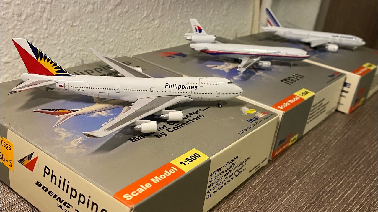My 3 NEW “Starjets models” (Discontinued Company) 747-400/MD-11/777-200(ER) 2000s Models!