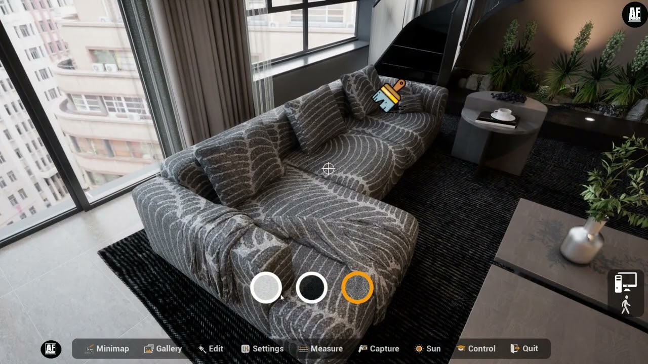 UE5 interactive interior