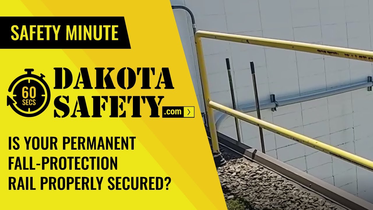 Is Your Permanant Fall-Protection Rail Properly Secured?