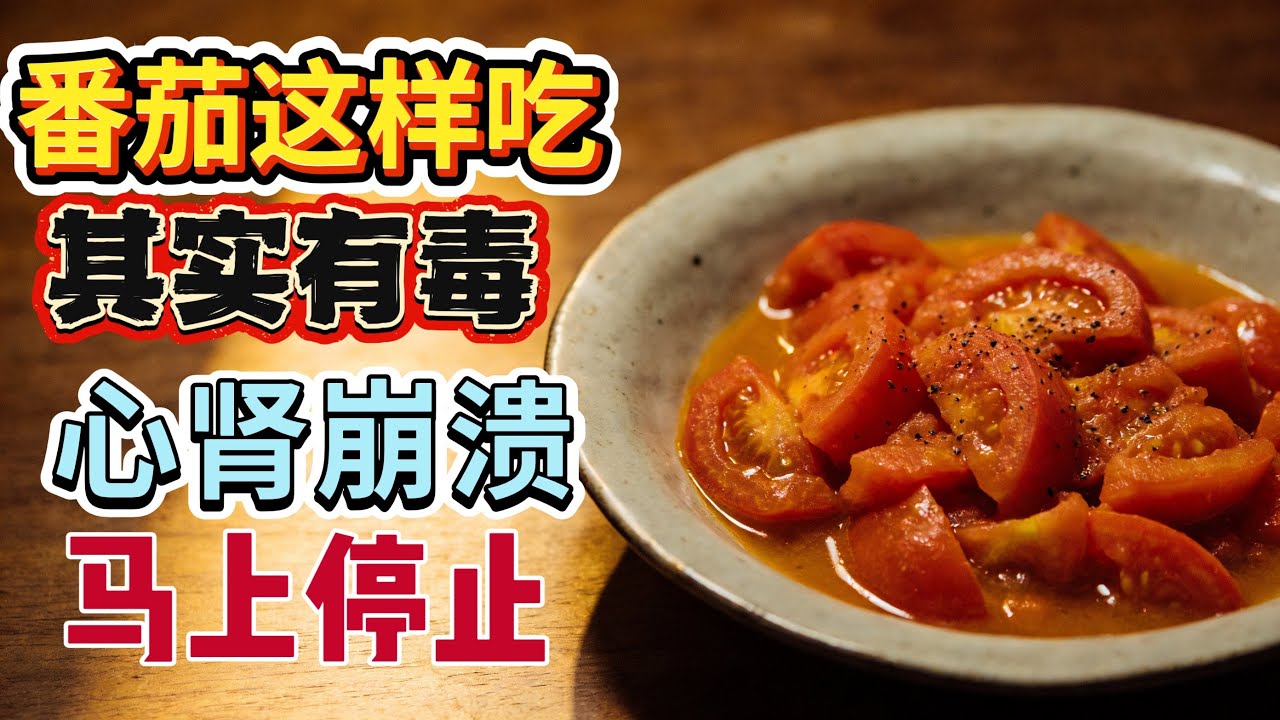 吃了一辈子番茄【加糖】竟然是慢性自杀？吃错会引起心脏骤停！资深肾科医生大公开番茄的正确吃法是这个! #番茄 #西红柿 #番茄加糖#番茄红素 #养生知识 #中老年健康#肾脏健康 #心脏骤停