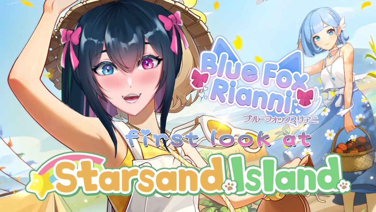 Foxy FIRST visit to Starsand Island!