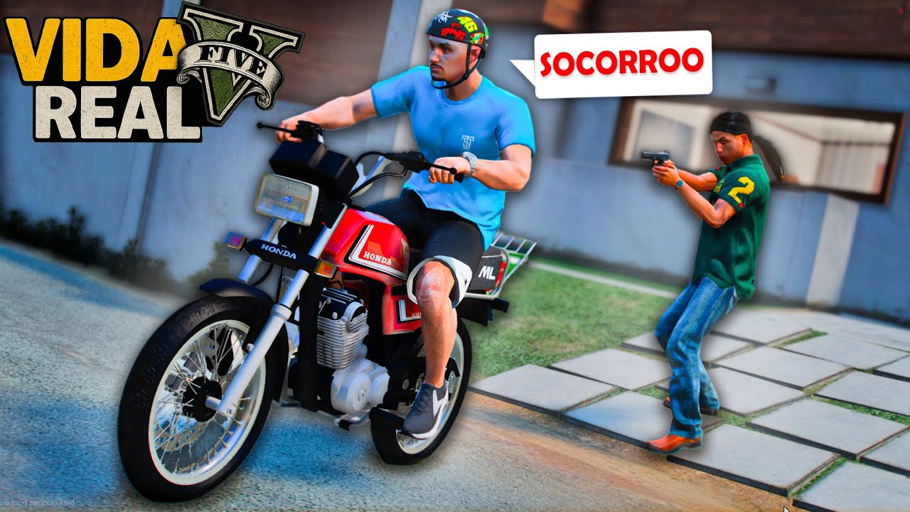 GTA V - VIDA REAL | O MARIDO DA MULHER ME AMEAÇOU DE M0RT3! #86