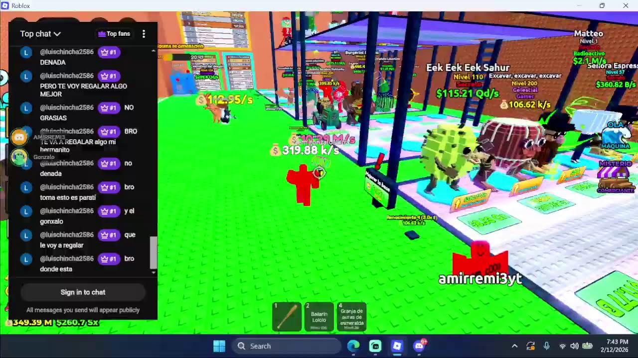 #Roblox# jugando en directo con gonzaloegamer