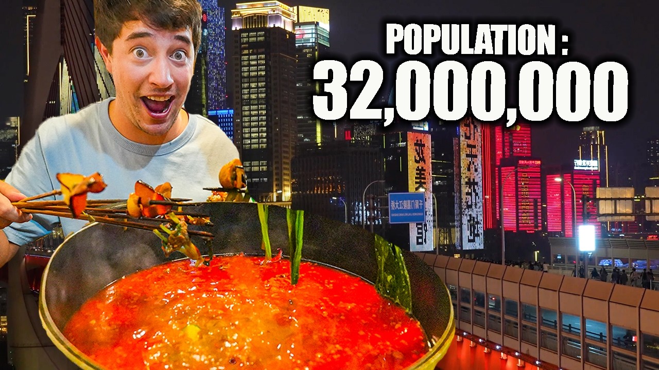 Chongqing Street Food Tour 🇨🇳 Eating in the BIGGEST City You’ve Never Heard Of!