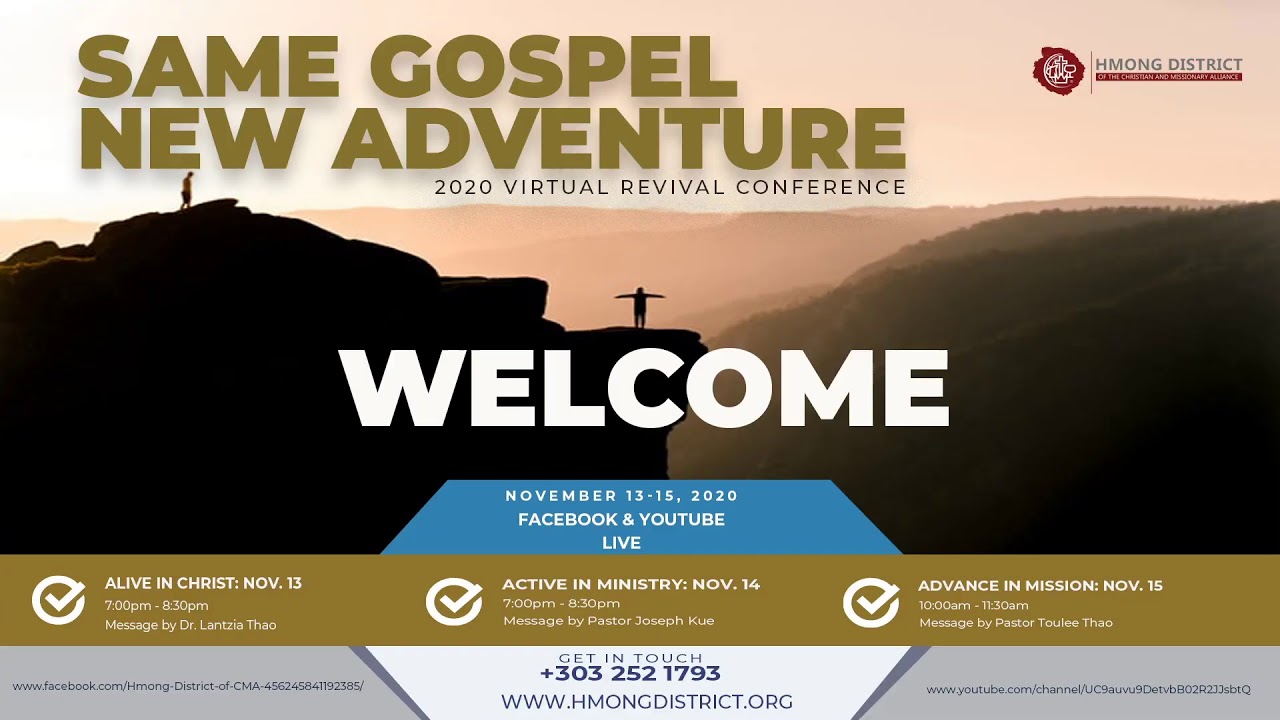 Hmong District 2020 Virtual Revival Conference