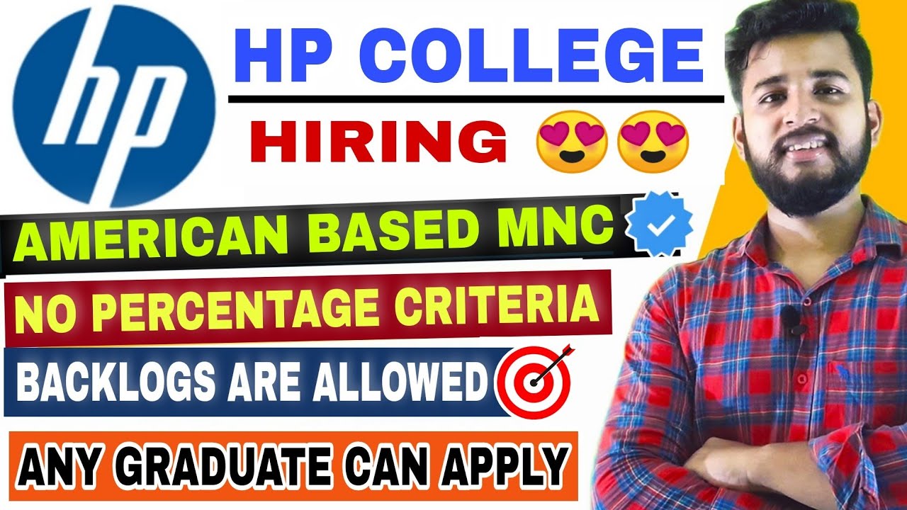 HP COLLEGE HIRING 2022 | NO PERCENTAGE CRITERIA | OFF CAMPUS HIRING | DON'T MISS THIS GOLDEN CHANCE