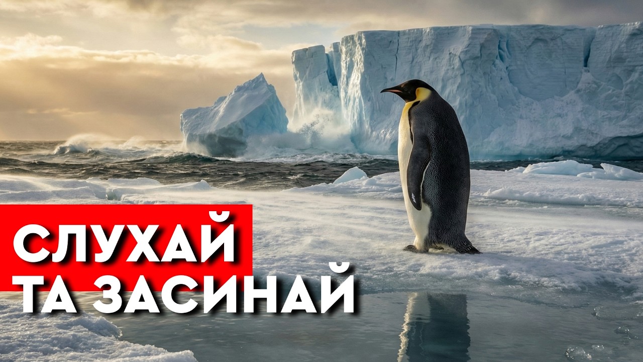 Чому Антарктида важлива для майбутнього планети? СПОКІЙНА ЛЕКЦІЯ ДЛЯ СНУ