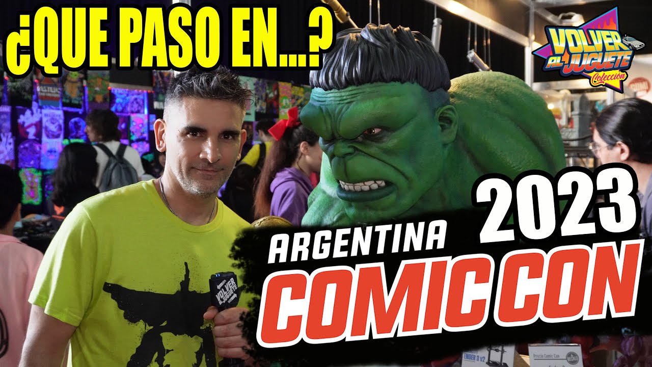 ARGENTINA COMIC CON 2023 COBERTUTA COMPLETA