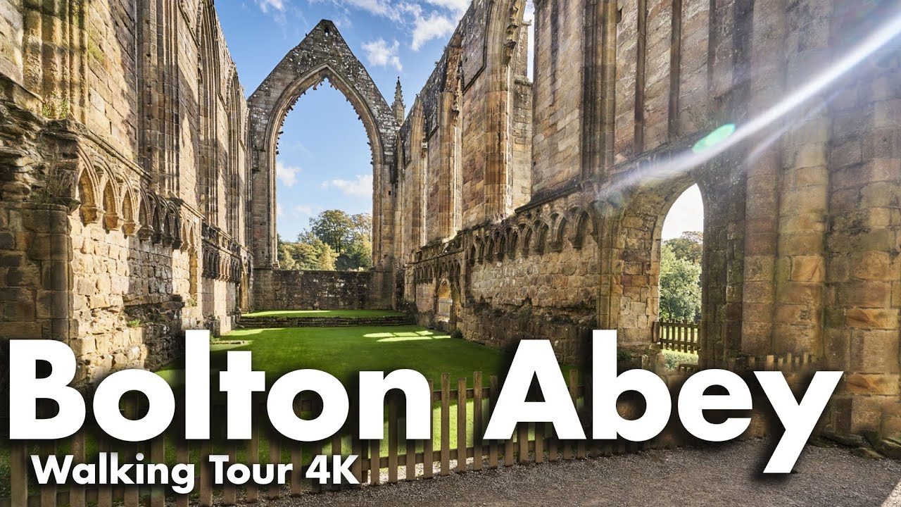 Bolton Abbey walking tour  4K,  Yorkshire, England, UK [4K] | 2021 🇬🇧