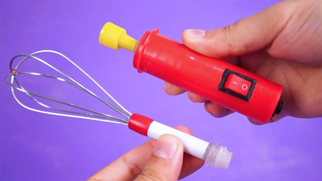 Faça uma Incrível Mini Batedeira Mixer com motor dc