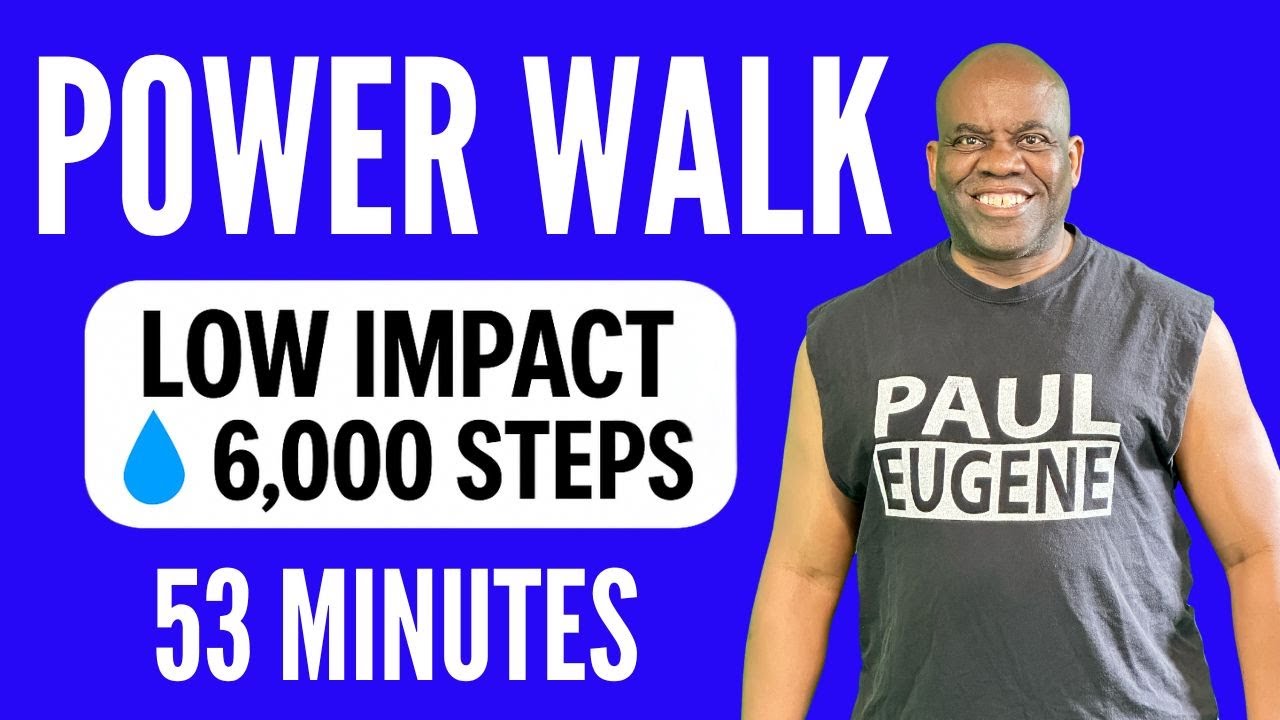 Fast Low Impact Power Walk Cardio 6,000 Steps Fat Burner