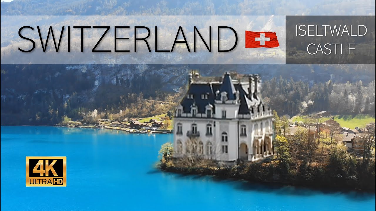 Iseltwald Castle, 🇨🇭 Switzerland. Most beautiful Swiss Village.