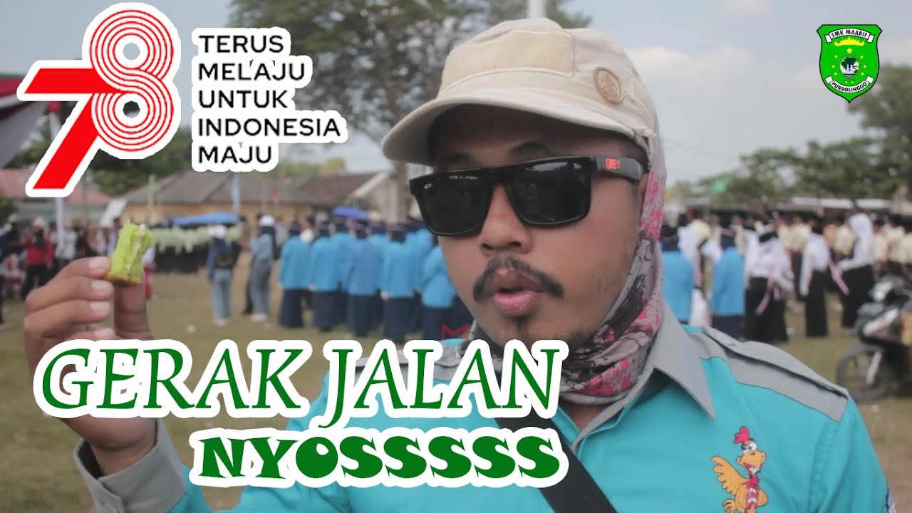 🔴 GERAK JALAN HUT RI KECAMATAN PURBOLINGGO | SMK MA'ARIF NU 1 PURBOLINGGO 2023