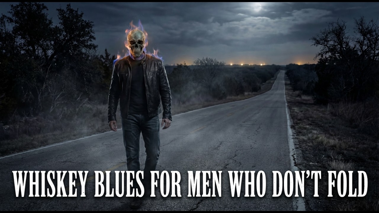 Whiskey Blues for Men Who Don’t Fold | Dark Night Drive Playlist #blues #whiskyblues #stillstanding