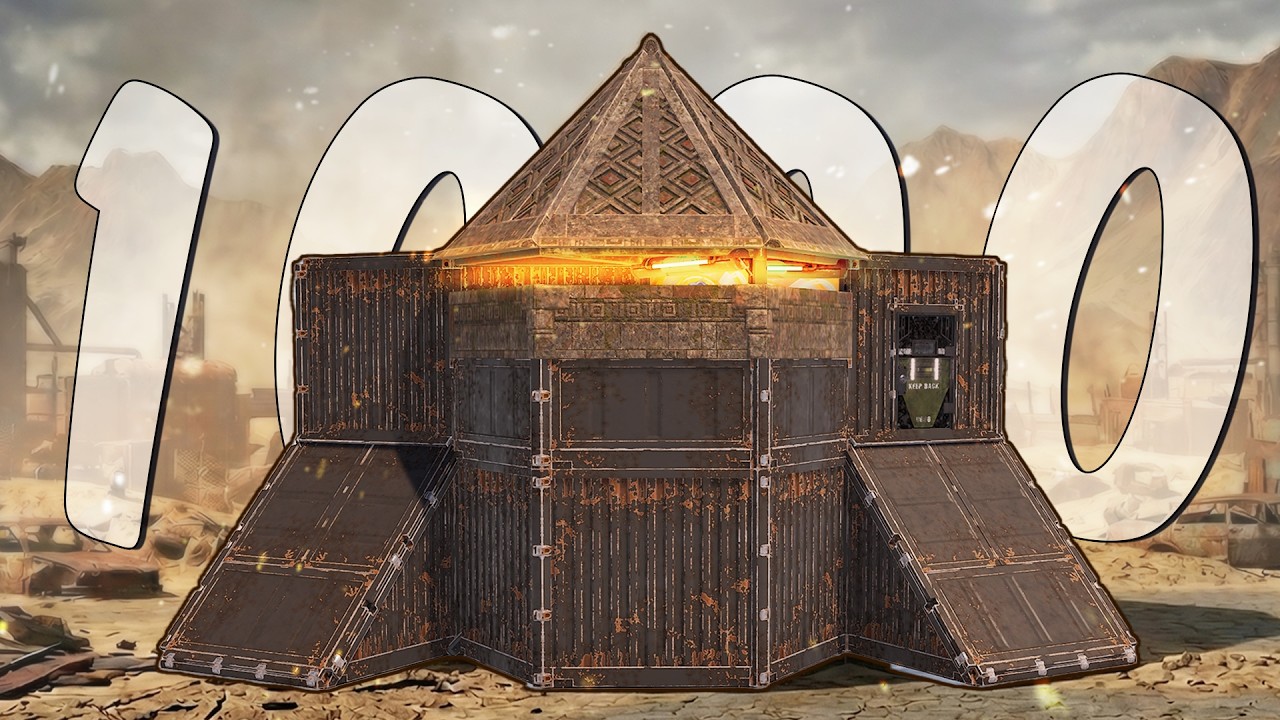 The 1000 - Solo - Bunker - Extremely Cheap / Rust Base Design
