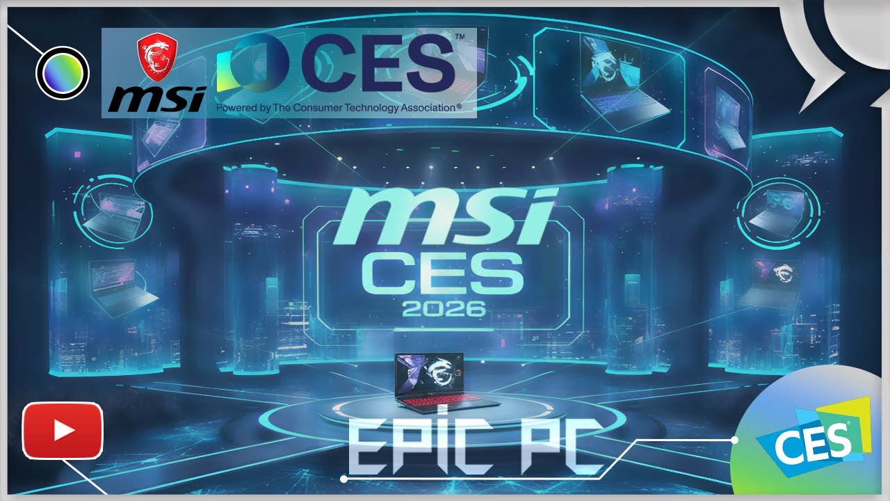 Ноутбук MSI 2026 CES Лас-Вегас - Полная версия