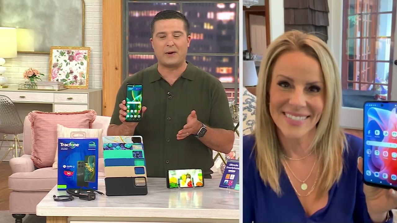 Tracfone Moto G Choice of 64GB or 128GB Storage on QVC