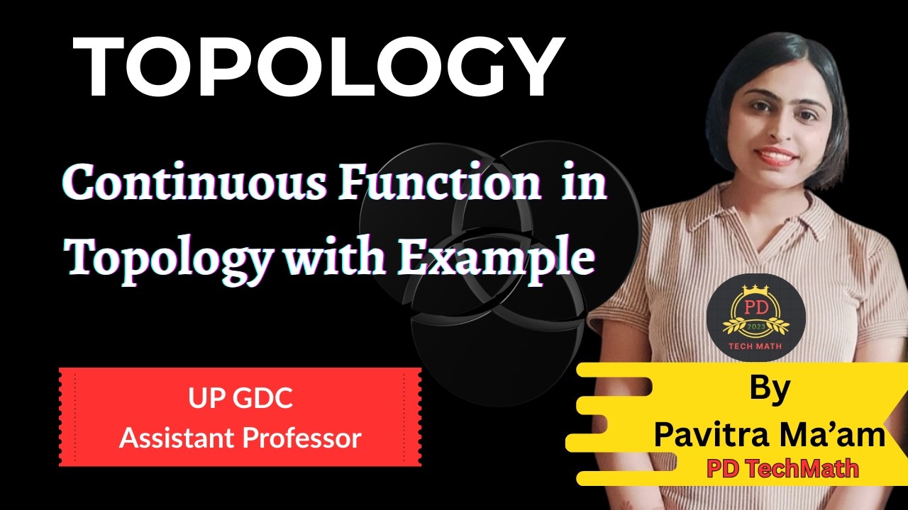Continuous function in topology with examples by Pavitra #pdtechmath 