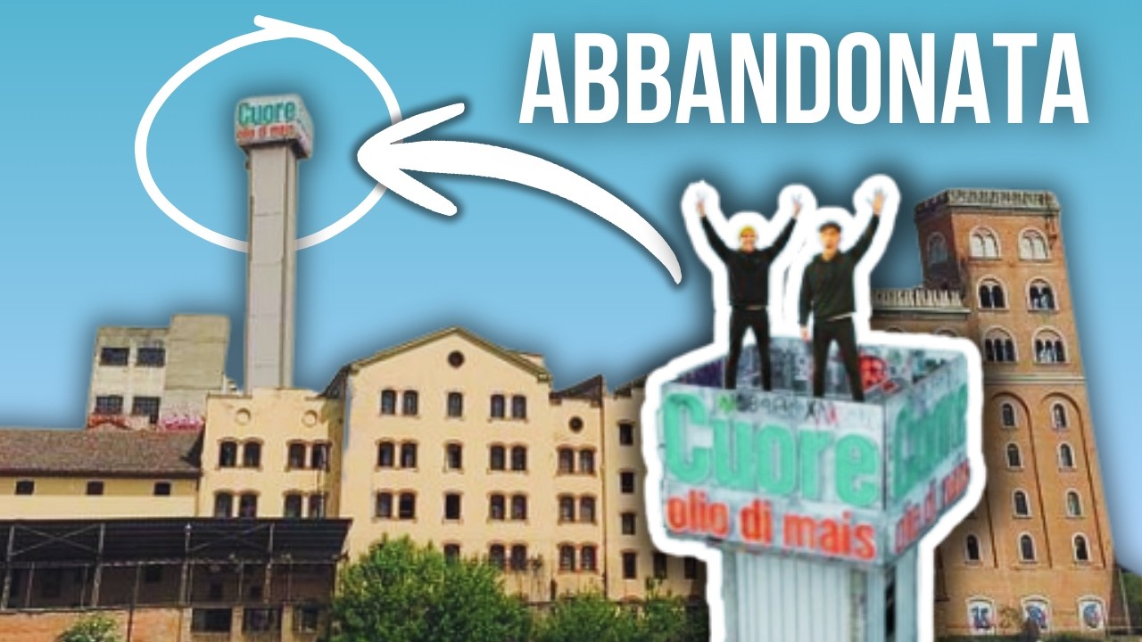 SCALIAMO la TORRE di UNA FABBRICA ABBANDONATA! *passeremo la notte qui dentro*