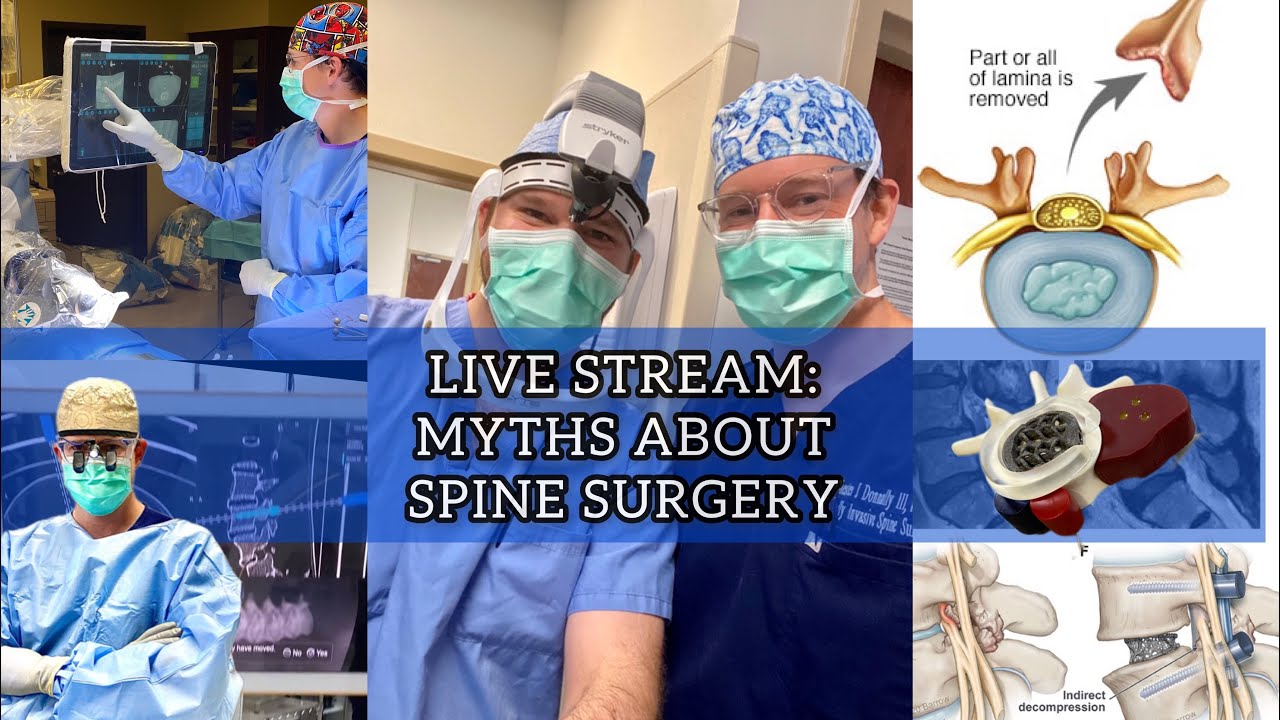 LIVE: Myths About Spine Surgery