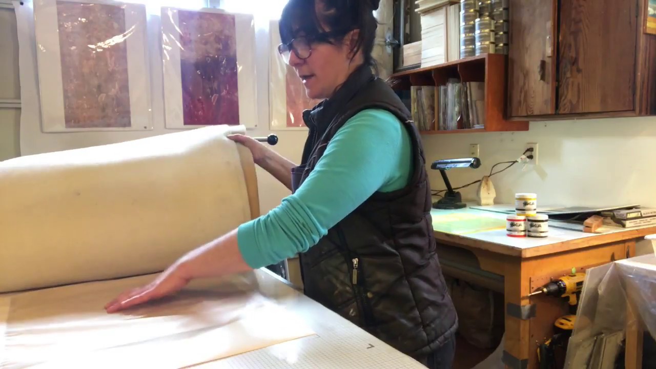 In the Studio with Elise Wagner: Printing Encaustic Collagraphs on Encaustiflex