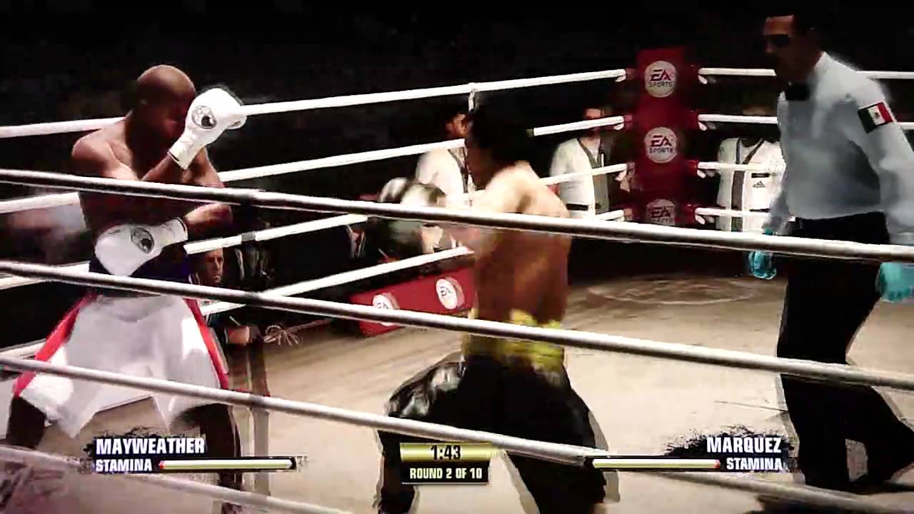 FIGHT NIGHT CHAMPION FLOYD MAYWEATHER VS JUAN MANUEL MARQUEZ PT1