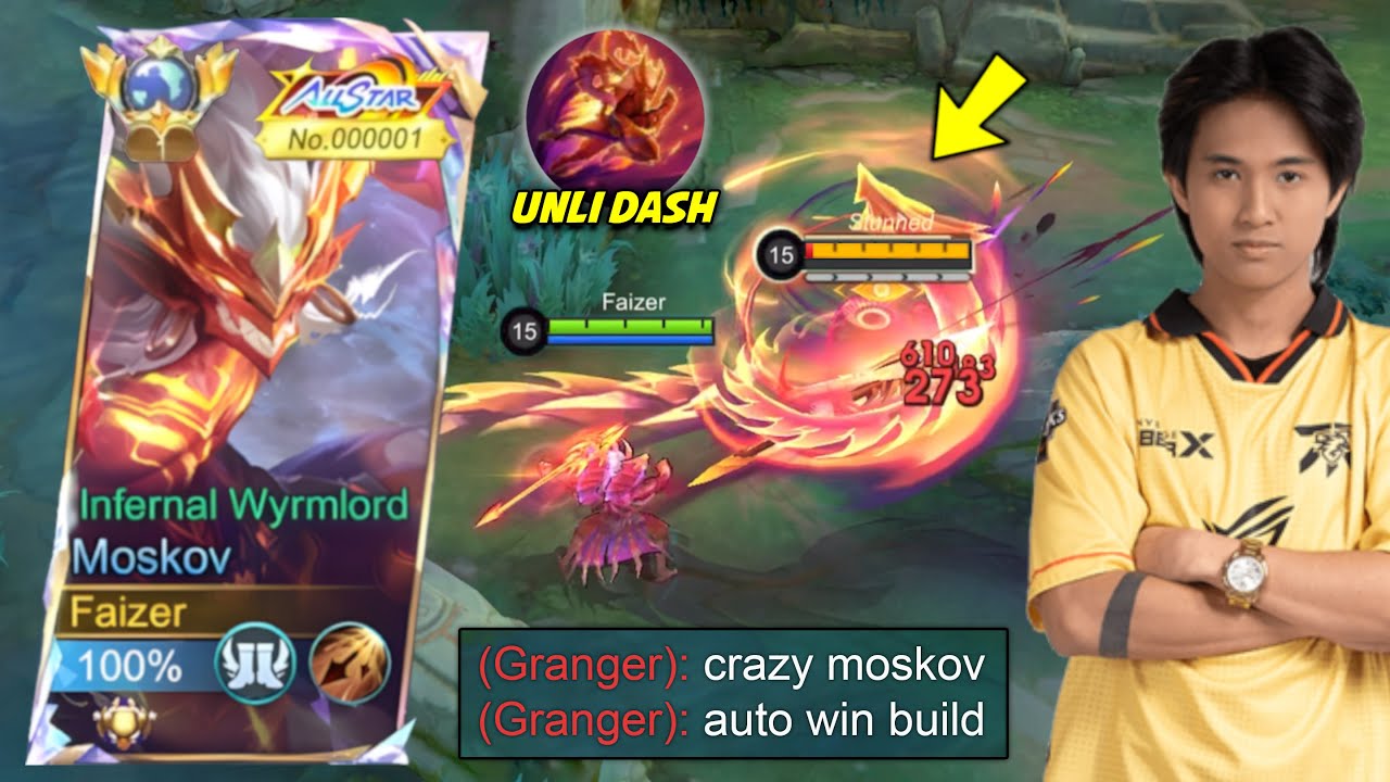 THANK YOU ONIC KELRA FOR THIS NEW MOSKOV BUILD AND EMBLEM FOR GOLD LANE!!🔥 (AUTO WIN) - MLBB