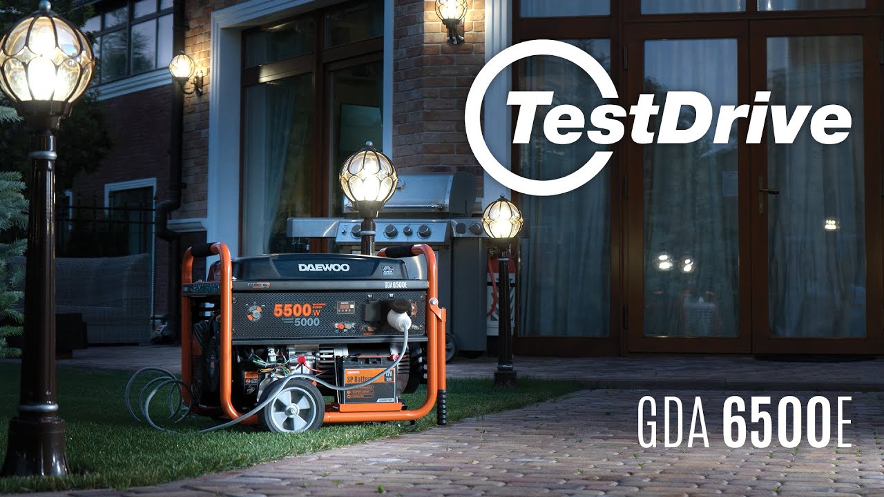Petrol generator DAEWOO GDA 6500E / Agregat prądotwórczy benzynowy DAEWOO GDA 6500E