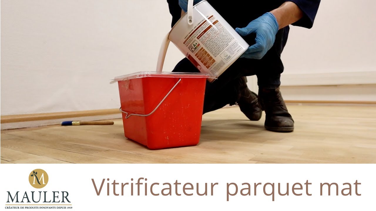 Vitrificateur ULTRA MAT Cristal Mauler - Vitrifier son parquet