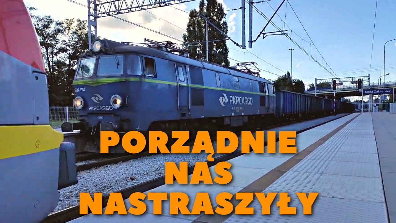 Pociąg towarowy i ŁKA na Łódź Żabieniec 2022