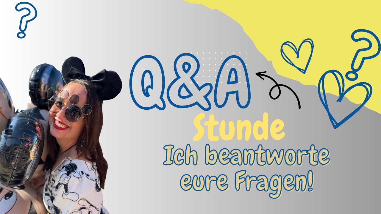 ❓Moni's Q&A Stunde - Was passiert aktuell so? Virtual Queue im Disneyland? Welche AIDA Route?
