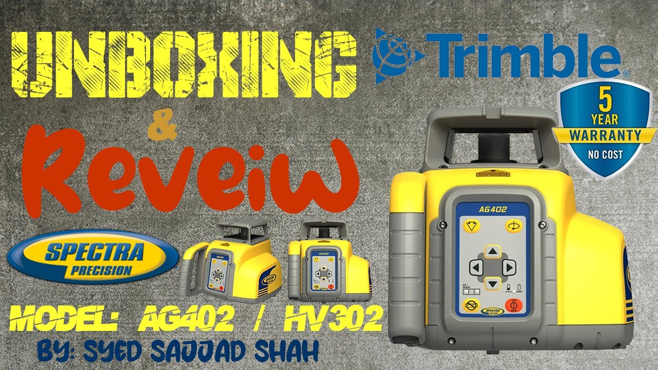 Spectra Precision Laser AG402/HV302 Overview |Trimble Laser Level|#trimble #Spectraprecision #level