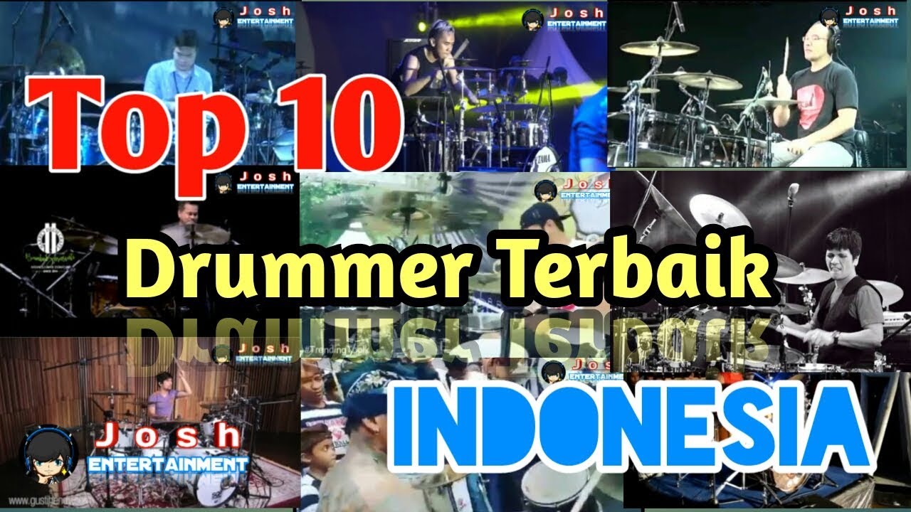 10 drummer terbaik di indonesia