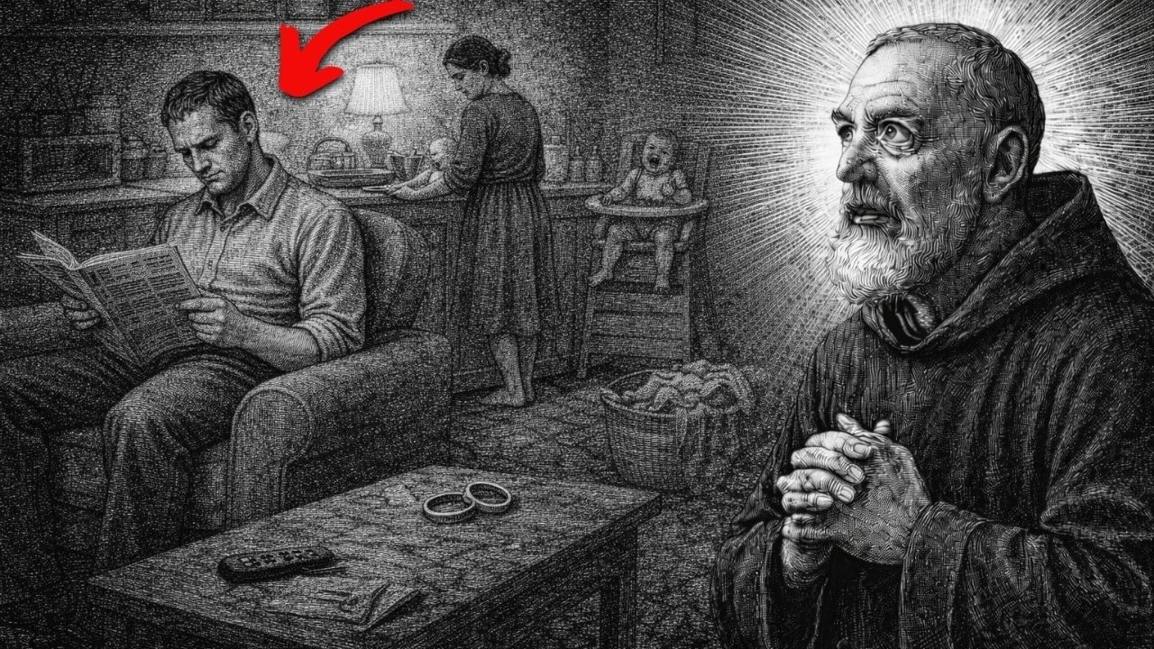 Lo Que el Padre Pío Vio Cuando la Vida Diaria Borró Lentamente la Ternura