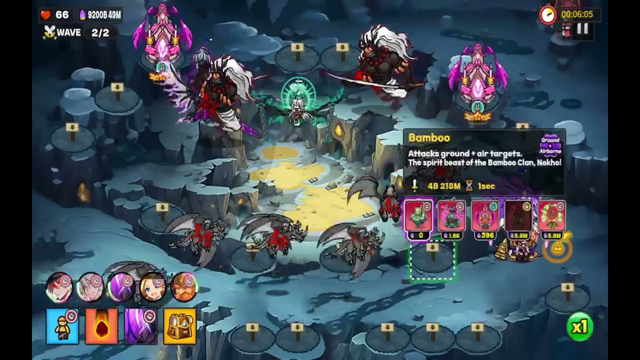 Gold Tower Defence Guild War season12 #goldtowerdefence #gtd #guildwar #bambootower #blossomtower