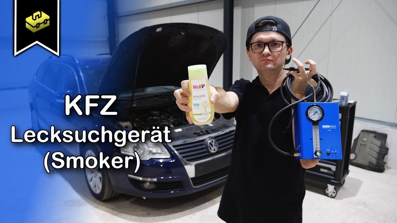 KFZ Lecksuchgerät mit Babyöl | Smoker | Raucherzeuger | VitjaWolf | Tutorial | HD
