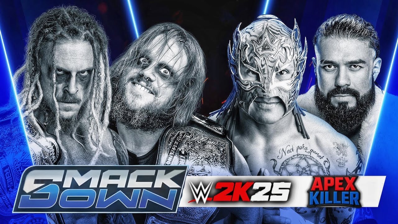 WWE 2K25: Wyatt Sicks (c) vs. Andrade & Rey Fenix | WWE Tag Team Titles | Friday Night SmackDown