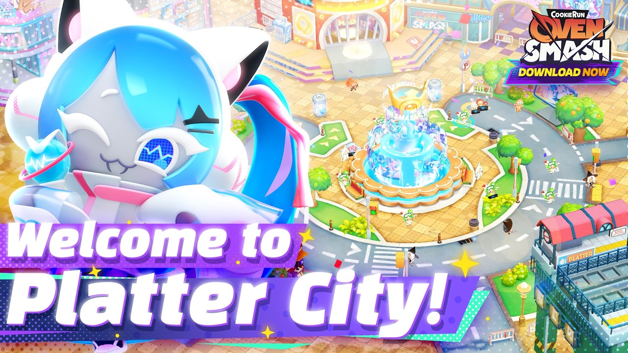 CookieRun: OvenSmash | Welcome to Platter City! 🌆