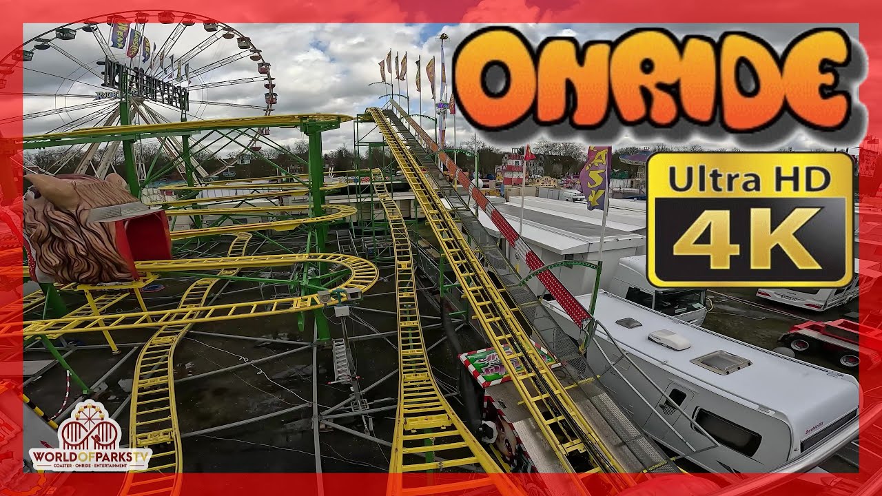 Crazy Mouse Achterbahn - Ahrend (Onride / POV) Kirmes - Wilde Maus Roller Coaster - Palmkirmes 2023