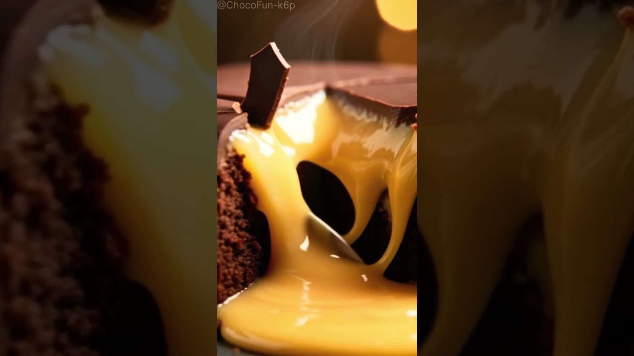 This Dark Chocolate Cake Cut is Insanely Satisfying 🍫😳 | ASMR 