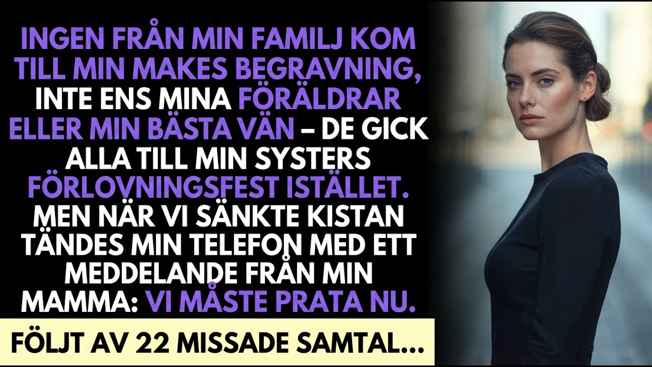 Ingen kom till min mans begravning—inte ens mina föräldrar eller min bästa vän…